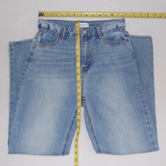 Vanilla Star High-Rise Blue Jeans, Elastic Waist (28"+), Size 7/28W - Picture 2 of 7